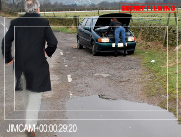 Approach with secret camcorder