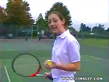Tenniscourts attract girls in skirts