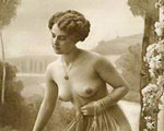 Girls in the fake outdoors