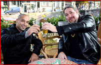 Having a couple of beers beforehand